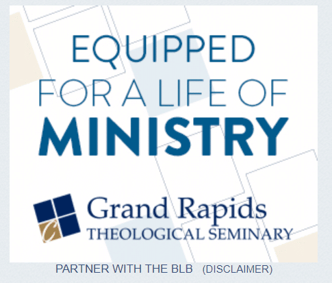 Enrollment marketing banner ads used on websites like Blue Letter Bible.