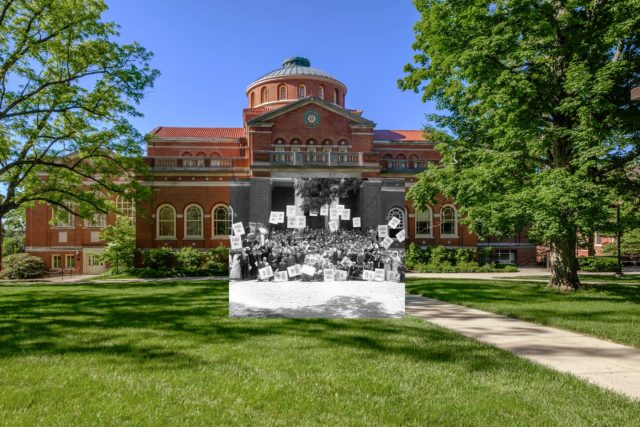 MU Campus Building - then and now