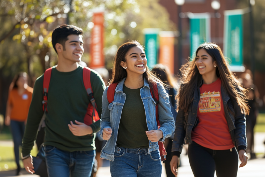 Illustration showing the importance of Hispanic student recruitment strategies.
