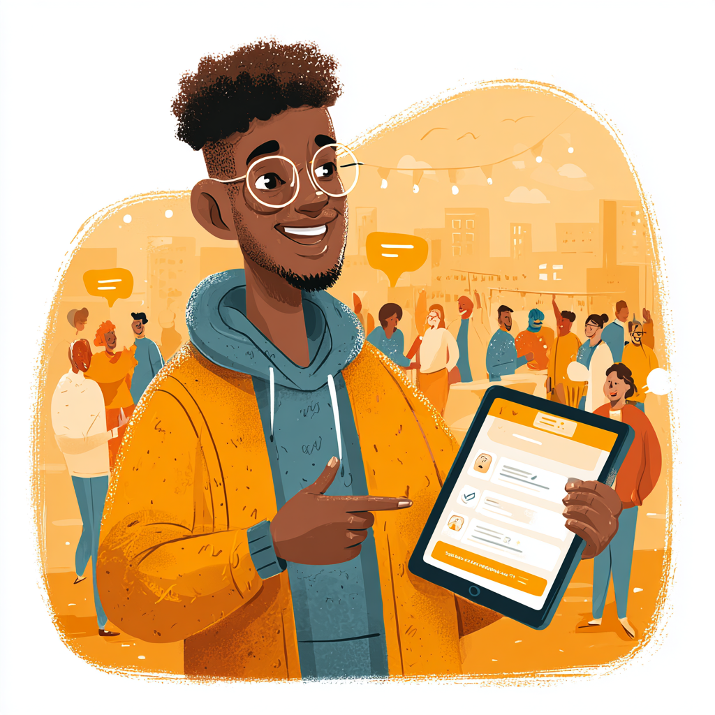 Midjourney photo illustrating how to use AI-driven chatbots for higher education.