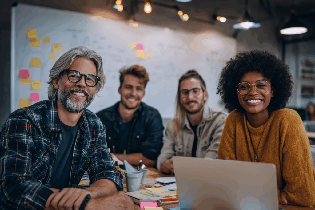 Illustration showing how AI-driven predictive analytics can help higher ed marketers.