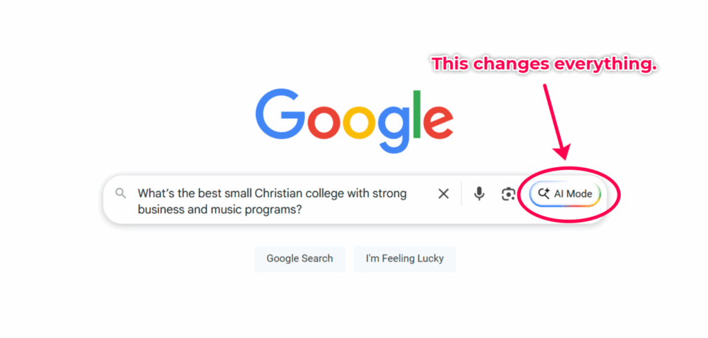 Screenshot of Google's AI Search