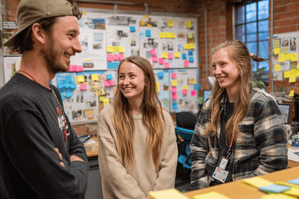 Illustration presenting right-fit students who found the right university for them through a well-executed mission-fit enrollment strategy. 