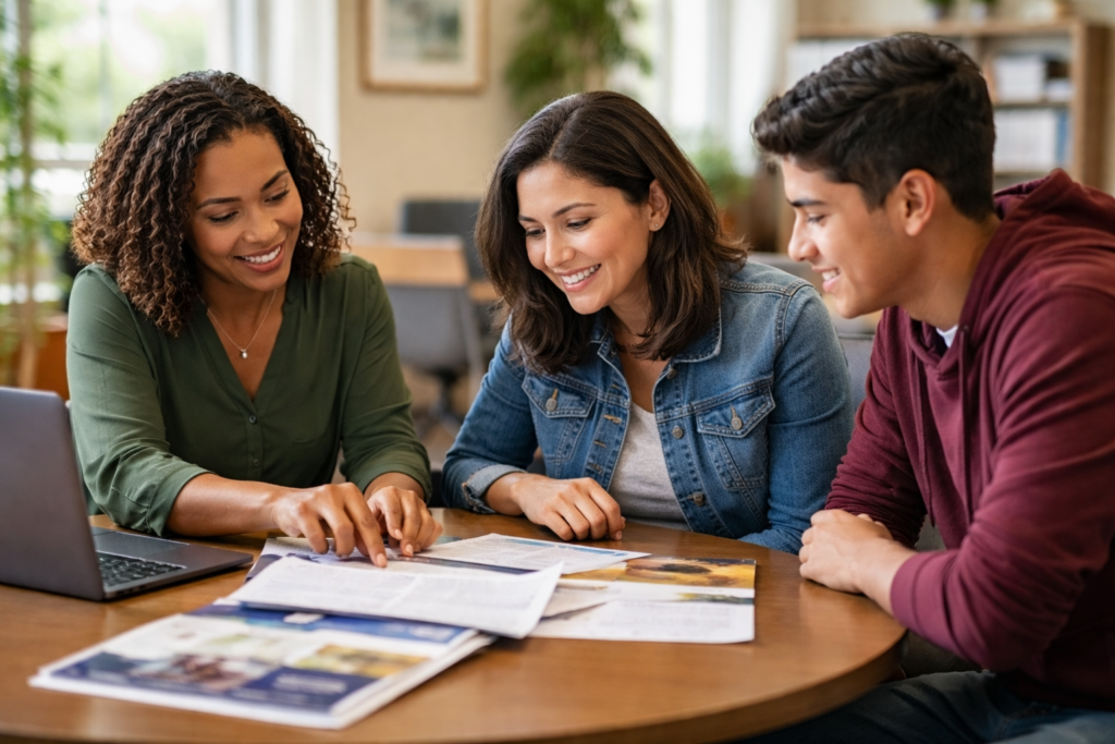 Illustration depicting the benefits of higher education diversity marketing.